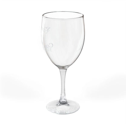 Connecticut  Park  Pond  Engraved  Wine  Glass  other  position  view  from  left  10.5oz.webp