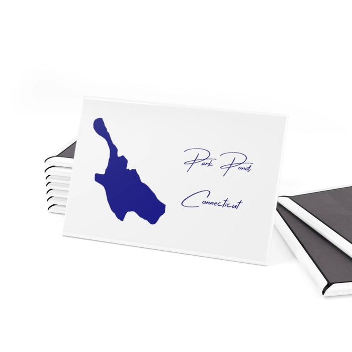 Connecticut  Park  Pond  Magnet  front  position  view  from  set  2  x  3.webp