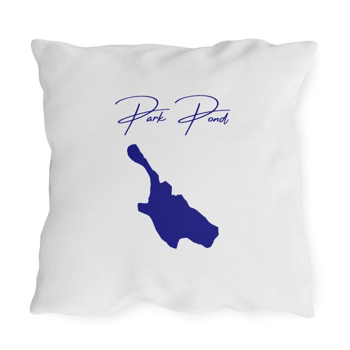 Connecticut  Park  Pond  Outdoor  Pillow  back  position  view  from  back  20  x  20.webp