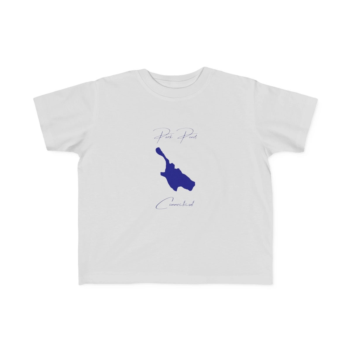 Connecticut  Park  Pond  Toddler  T-shirt  front  position  view  from  front  silver.webp