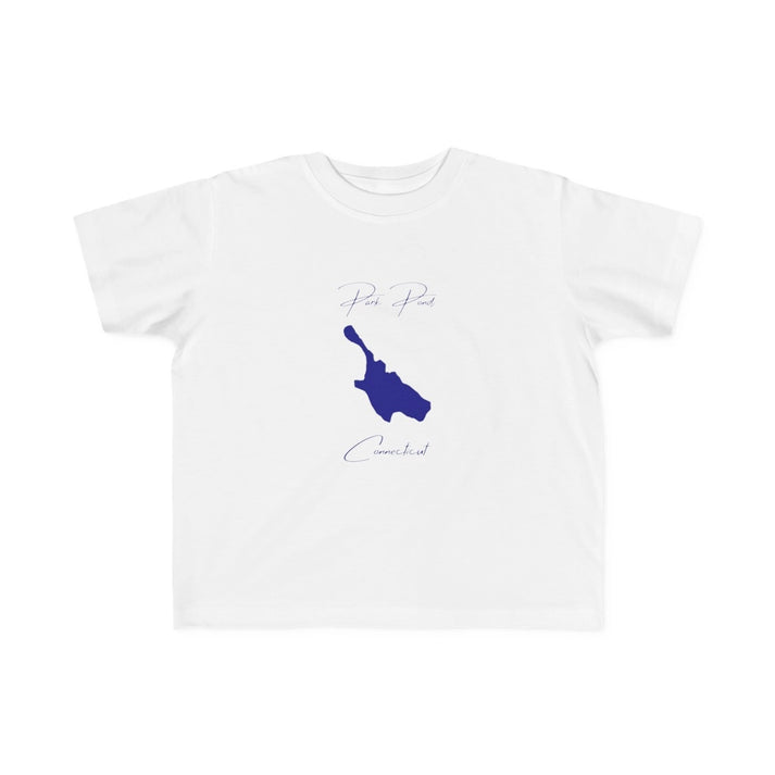 Connecticut  Park  Pond  Toddler  T-shirt  front  position  view  from  front  white.webp