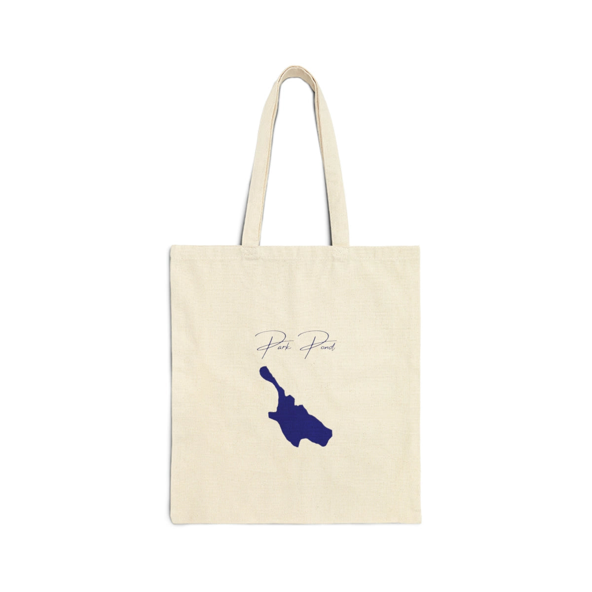 Connecticut  Park  Pond  Tote  Bag  front  position  view  from  front  15  x  16.webp