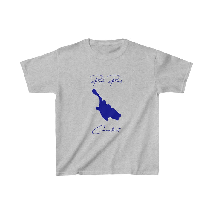 Connecticut  Park  Pond  Youth  T-shirt  front  position  view  from  front  sport  grey.webp