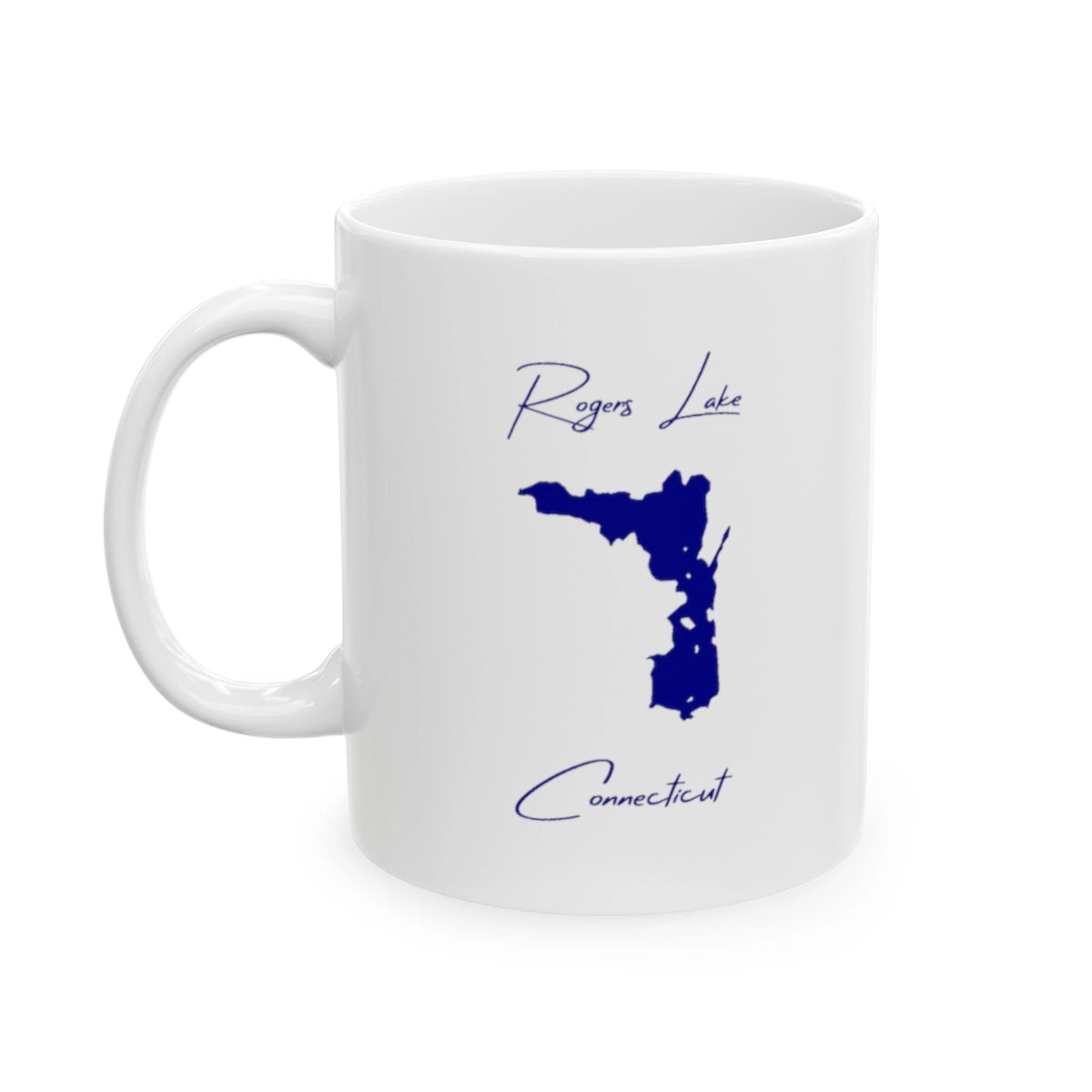 Connecticut  Rogers  Lake  Ceramic  Mug  other  position  view  from  left  11oz.webp