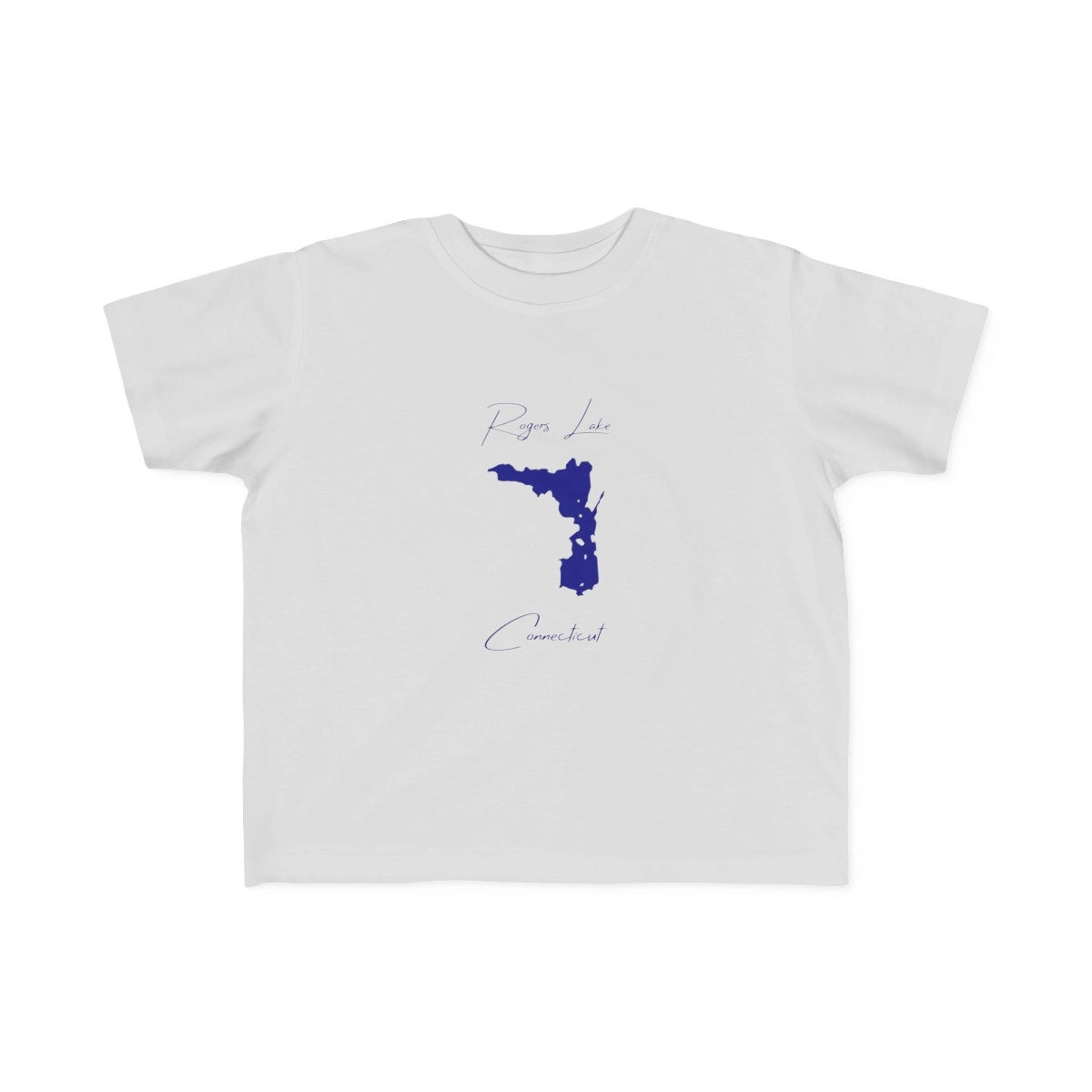 Connecticut  Rogers  Lake  Toddler  T-shirt  front  position  view  from  front  silver.webp
