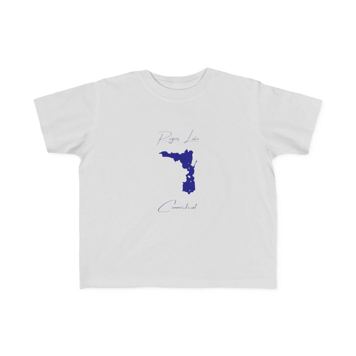 Connecticut  Rogers  Lake  Toddler  T-shirt  front  position  view  from  front  silver.webp
