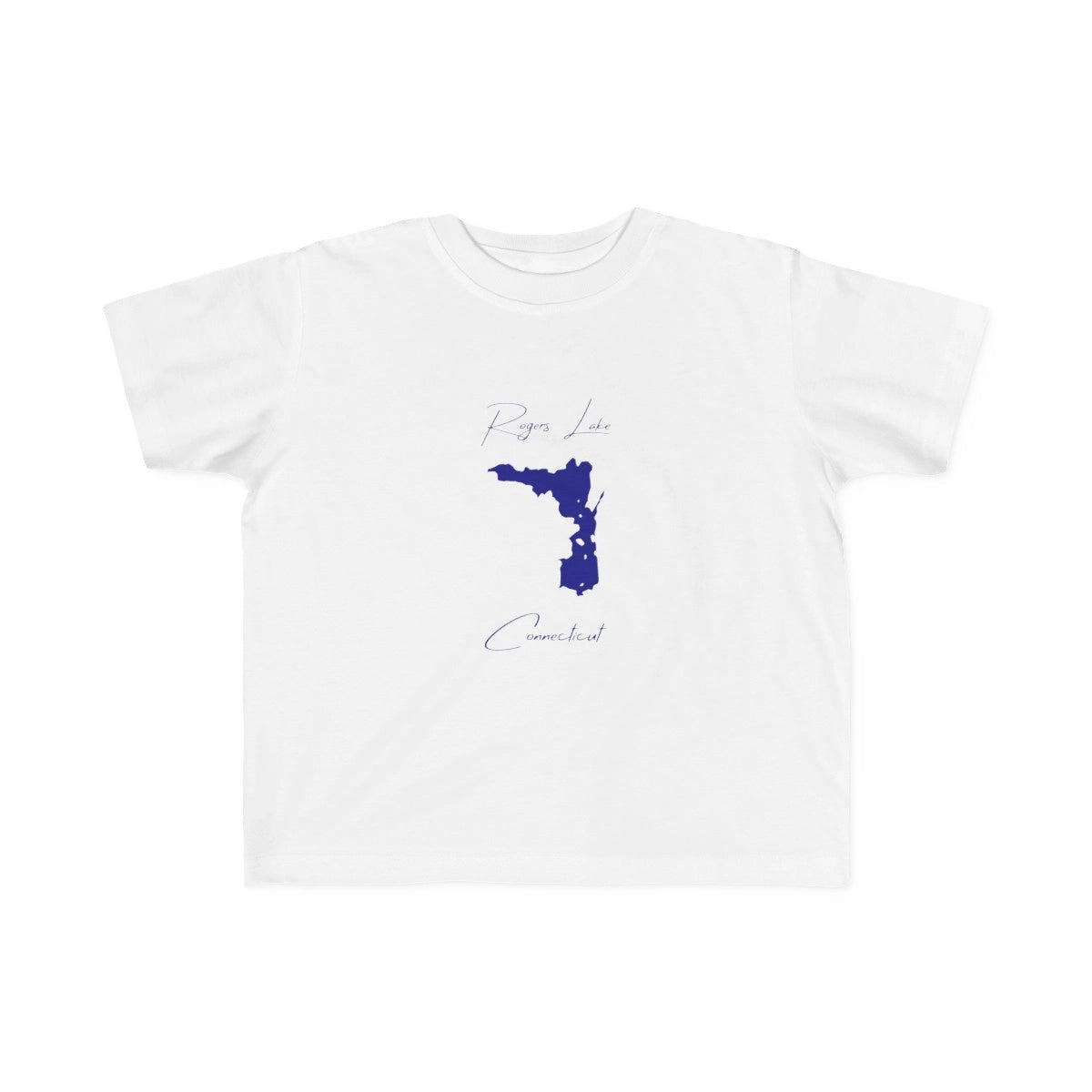 Connecticut  Rogers  Lake  Toddler  T-shirt  front  position  view  from  front  white.webp