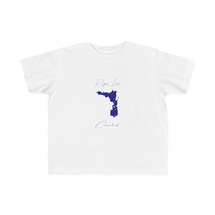 Connecticut  Rogers  Lake  Toddler  T-shirt  front  position  view  from  front  white.webp