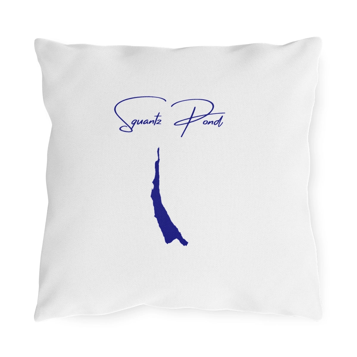 Connecticut  Squantz  Pond  Outdoor  Pillow  front  position  view  from  front  16  x  16.webp