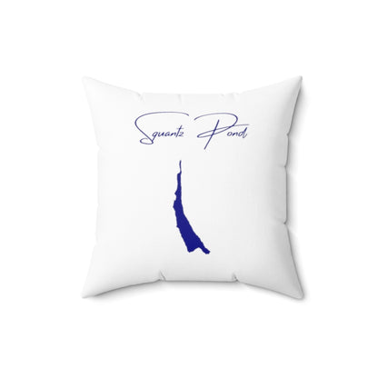 Connecticut  Squantz  Pond  Pillow  front  position  view  from  back  16  x  16.webp