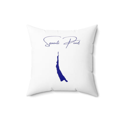 Connecticut  Squantz  Pond  Pillow  front  position  view  from  front  16  x  16.webp
