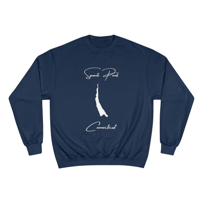 Connecticut  Squantz  Pond  Sweatshirt  front  position  view  from  front  navy.webp