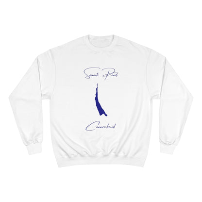 Connecticut  Squantz  Pond  Sweatshirt  front  position  view  from  front  white.webp