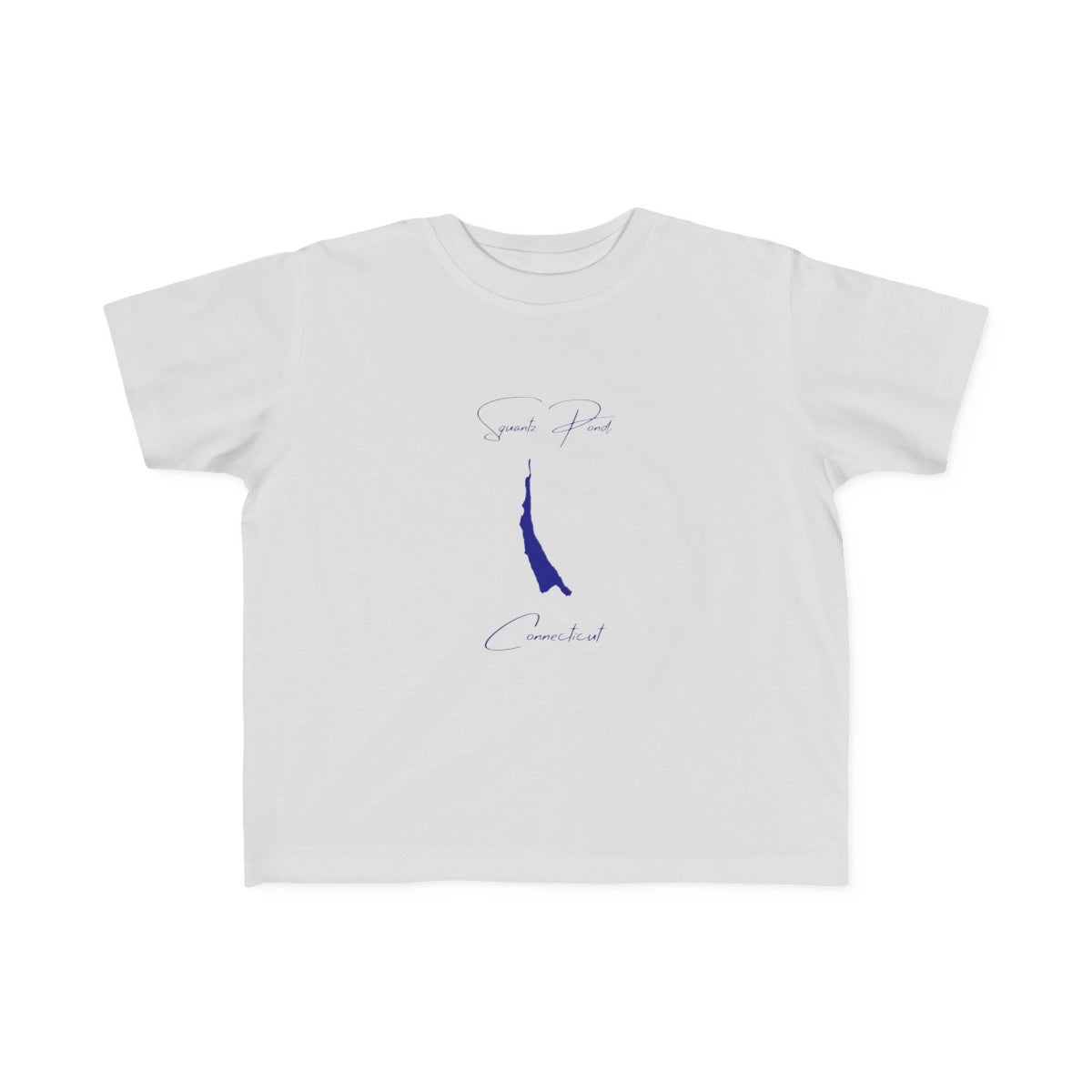 Connecticut  Squantz  Pond  Toddler  T-shirt  front  position  view  from  front  silver.webp