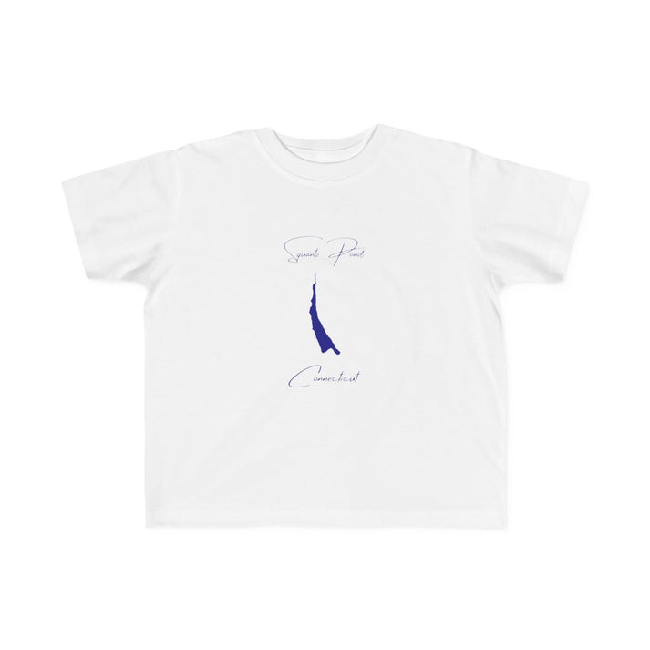 Connecticut  Squantz  Pond  Toddler  T-shirt  front  position  view  from  front  white.webp