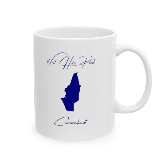 Connecticut  West  Hill  Pond  Ceramic  Mug  other  position  view  from  right  11oz.webp