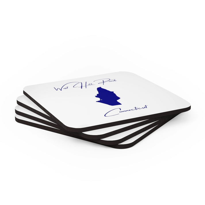 Connecticut  West  Hill  Pond  Coaster  Set  front  position  view  from  stacked  3.75  x  3.75.webp