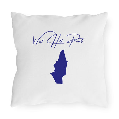 Connecticut  West  Hill  Pond  Outdoor  Pillow  back  position  view  from  back  16  x  16.webp