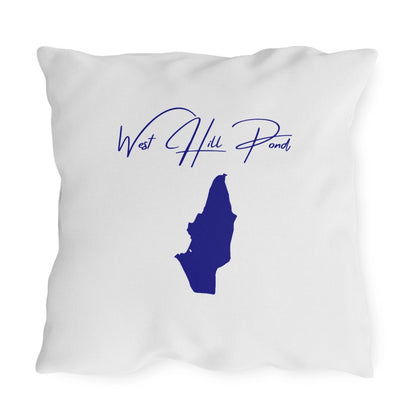 Connecticut  West  Hill  Pond  Outdoor  Pillow  back  position  view  from  back  20  x  20.webp