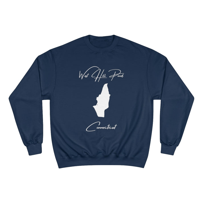 Connecticut  West  Hill  Pond  Sweatshirt  front  position  view  from  front  navy.webp