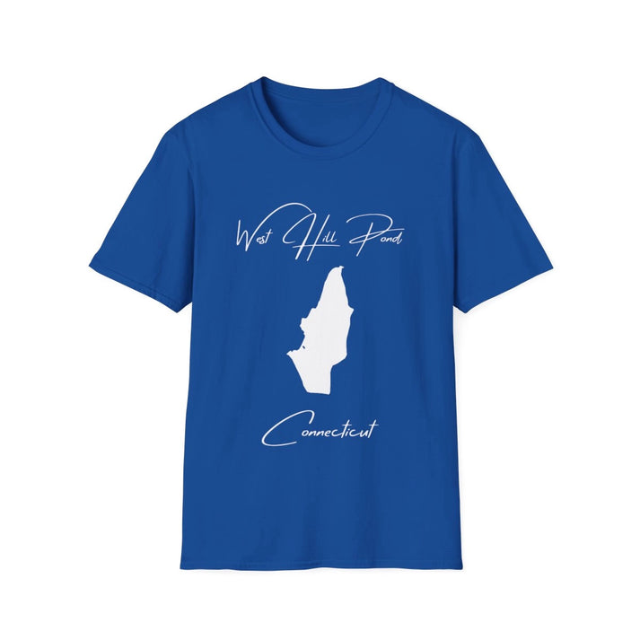 Connecticut  West  Hill  Pond  T-shirt  front  position  view  from  front  royal.webp