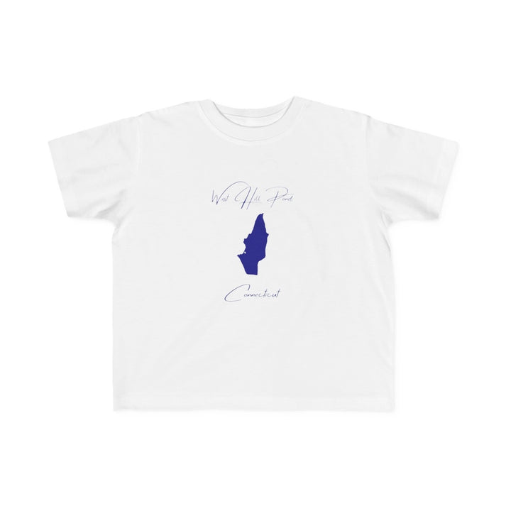 Connecticut  West  Hill  Pond  Toddler  T-shirt  front  position  view  from  front  white.webp