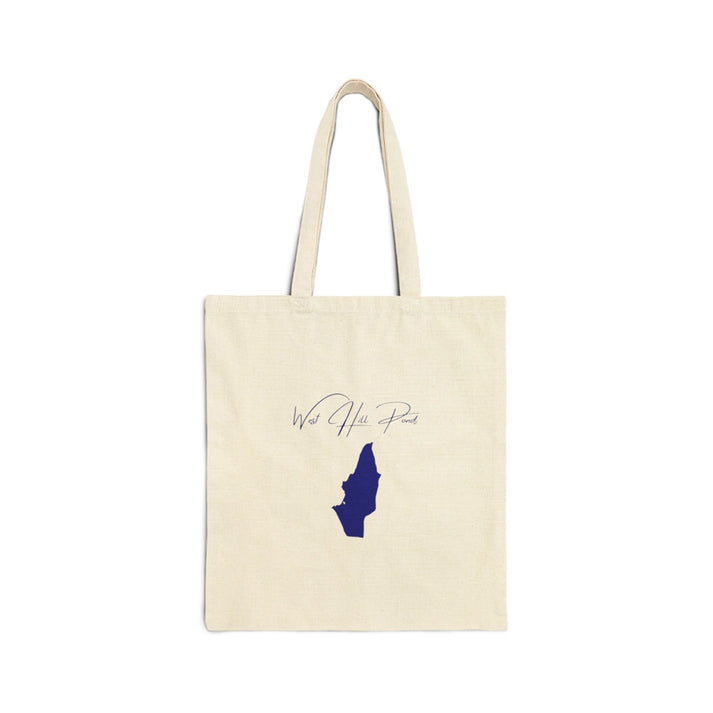 Connecticut  West  Hill  Pond  Tote  Bag  back  position  view  from  back  15  x  16.webp