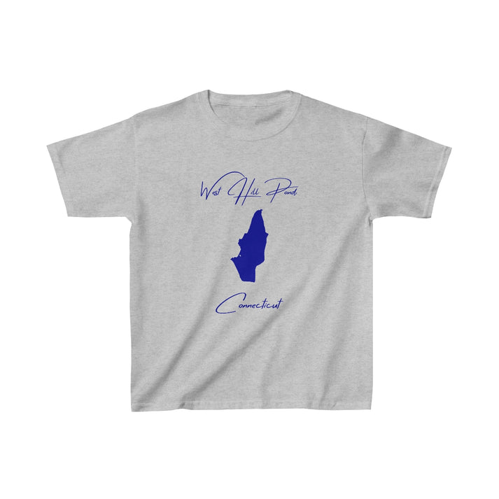 Connecticut  West  Hill  Pond  Youth  T-shirt  front  position  view  from  front  sport  grey.webp