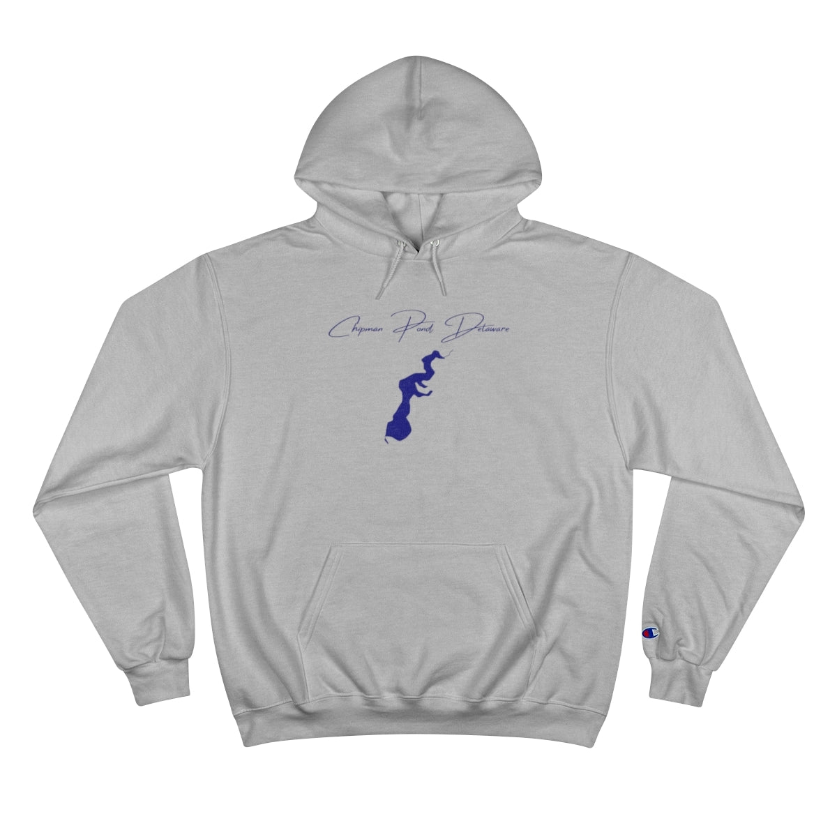 Delaware  Chipman  Pond  Hoodie  front  position  view  from  front  light  steel.webp