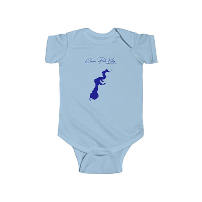 Delaware  Chipman  Pond  Onesie  front  position  view  from  front  light  blue.webp