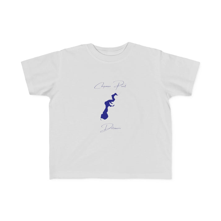 Delaware  Chipman  Pond  Toddler  T-shirt  front  position  view  from  front  silver.webp