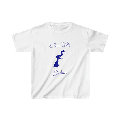 Delaware  Chipman  Pond  Youth  T-shirt  front  position  view  from  front  white.webp