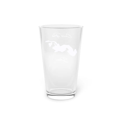 Delaware  Concord  Pond  16oz  Pint  Glass  front  position  view  from  back  16oz.webp