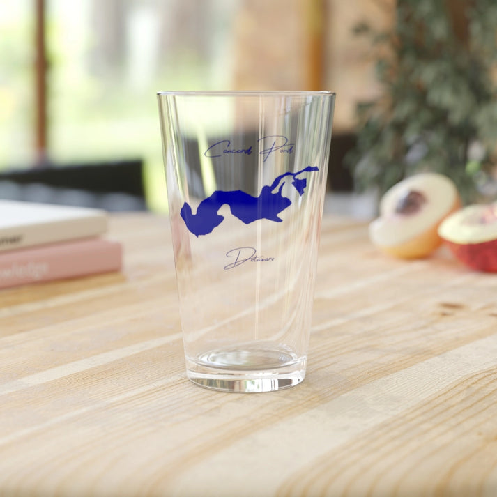 Delaware  Concord  Pond  16oz  Pint  Glass  front  position  view  from  context-2  16oz.webp