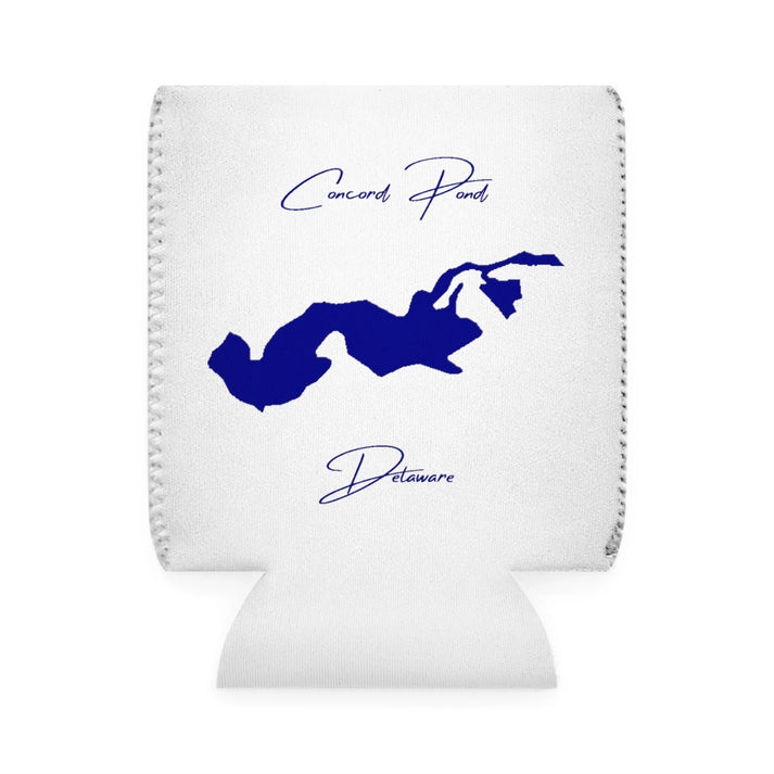 Delaware  Concord  Pond  Can  Koozie  front  position  view  from  front-1  white.webp