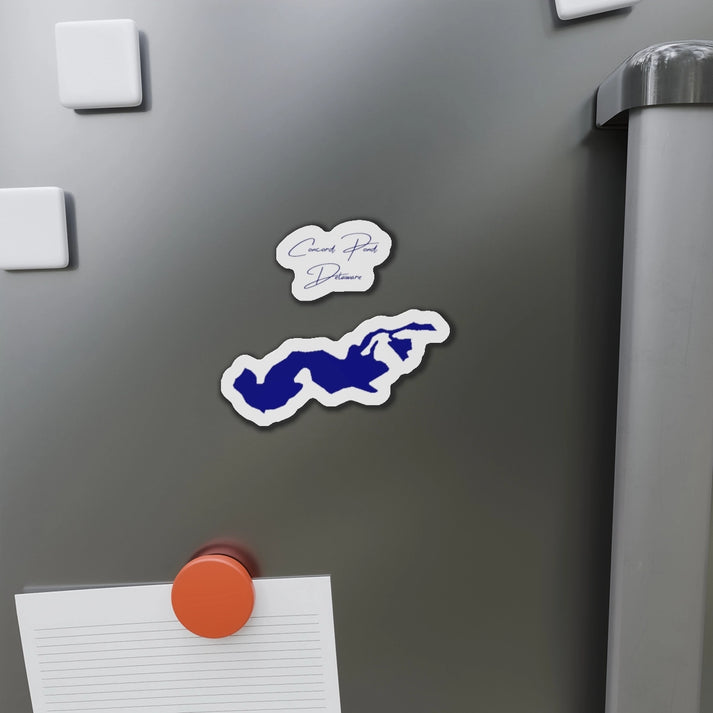 Delaware  Concord  Pond  Die  Cut  Magnet  front  position  view  from  context-1  4  x  4.webp