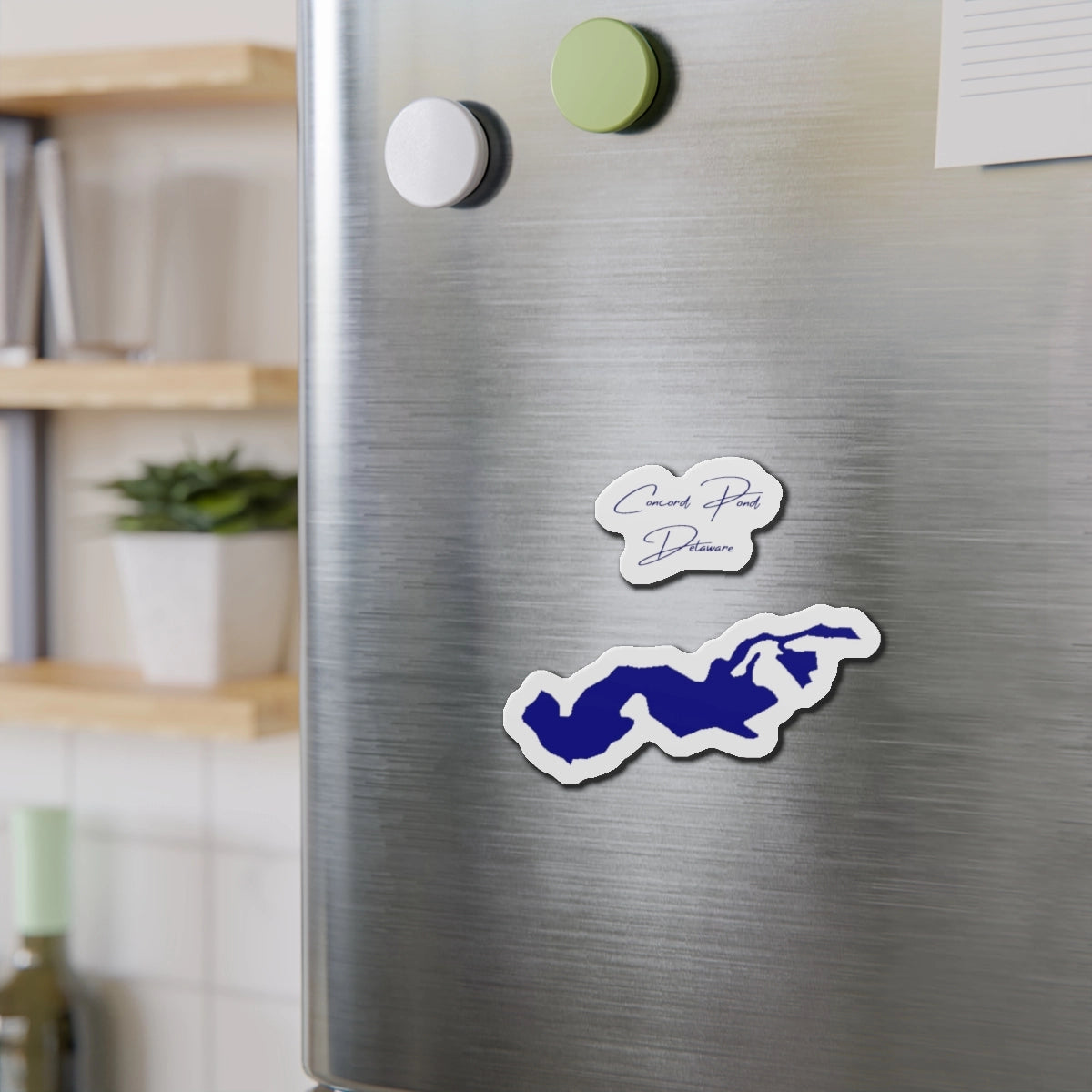 Delaware  Concord  Pond  Die  Cut  Magnet  front  position  view  from  context-2  4  x  4.webp