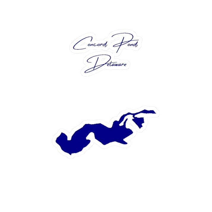 Delaware  Concord  Pond  Vinyl  Decal  other  position  view  from  front  4  x  6.webp