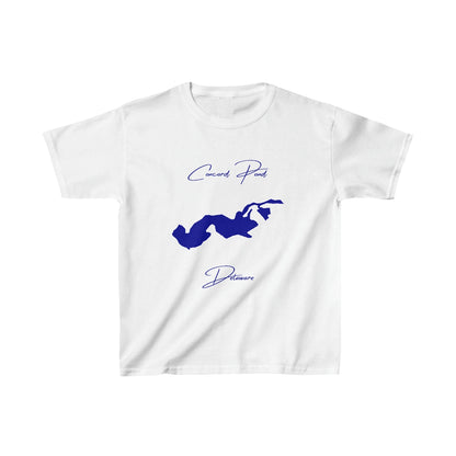 Delaware  Concord  Pond  Youth  T-shirt  front  position  view  from  front  white.webp