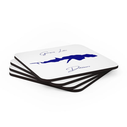 Delaware  Garrisons  Lake  Coaster  Set  front  position  view  from  stacked  3.75  x  3.75.webp