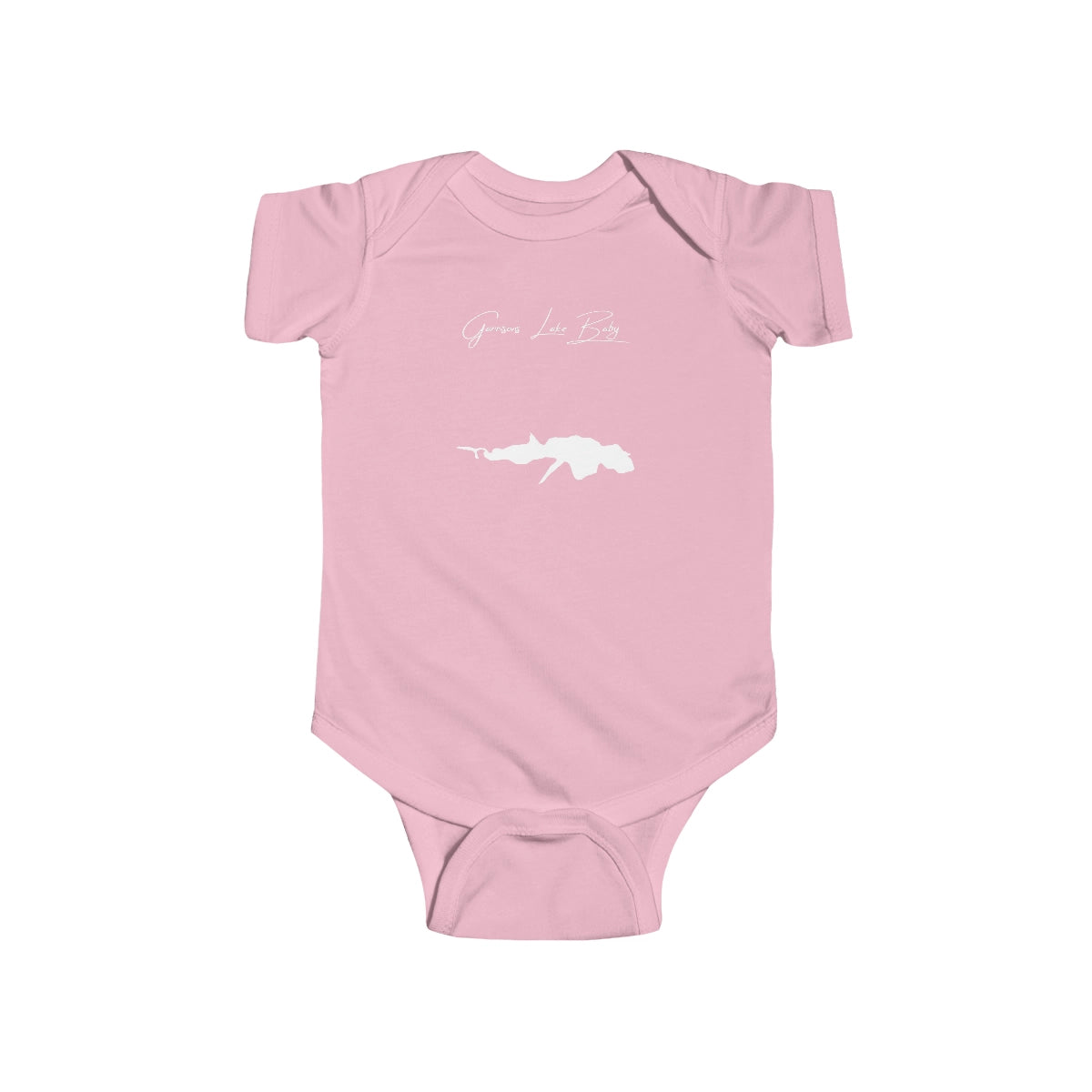 Delaware  Garrisons  Lake  Onesie  front  position  view  from  front  pink.webp