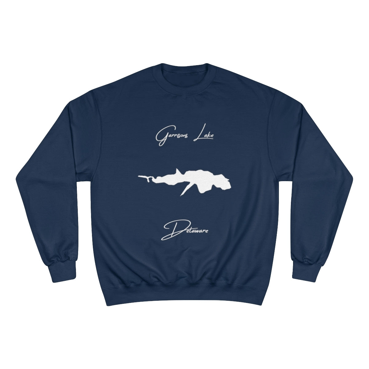 Delaware  Garrisons  Lake  Sweatshirt  front  position  view  from  front  navy.webp