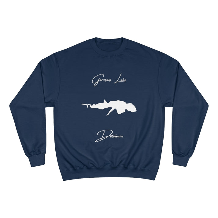 Delaware  Garrisons  Lake  Sweatshirt  front  position  view  from  front  navy.webp