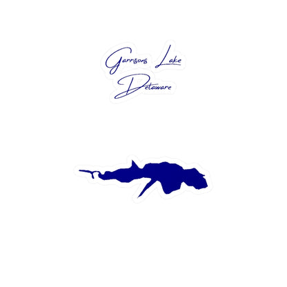 Delaware  Garrisons  Lake  Vinyl  Decal  other  position  view  from  front  4  x  6.webp