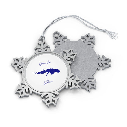 Delaware  Garrisons  Lake  XMAS  Ornament  front  position  view  from  front-and-back  one  size.webp