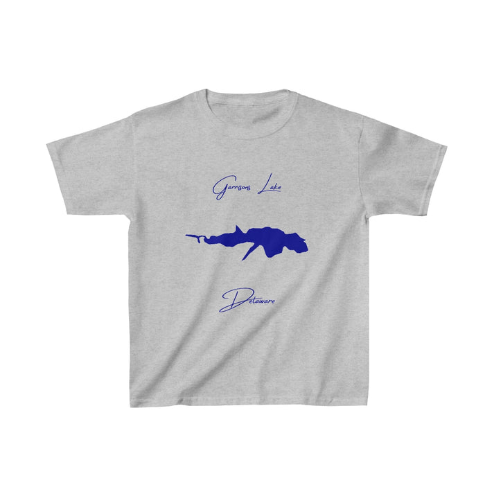 Delaware  Garrisons  Lake  Youth  T-shirt  front  position  view  from  front  sport  grey.webp
