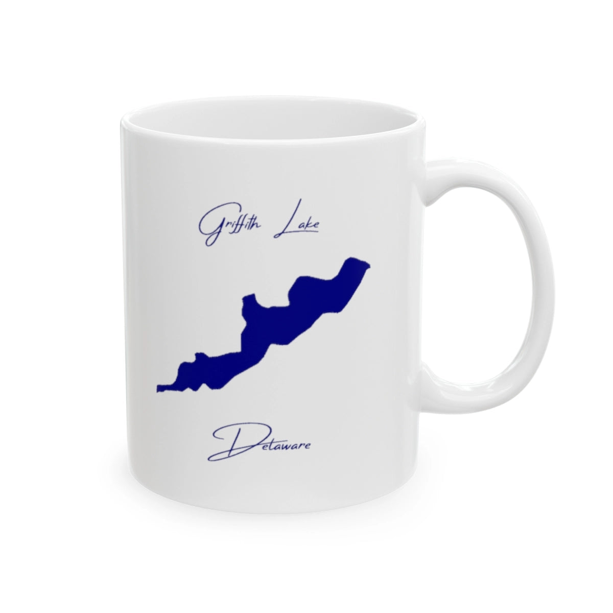 Delaware  Griffith  Lake  Ceramic  Mug  other  position  view  from  right  11oz.webp
