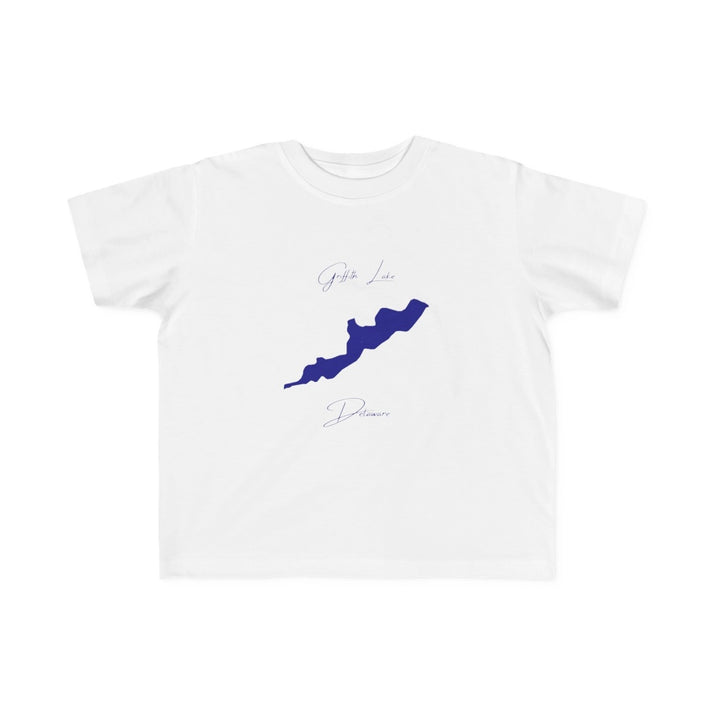 Delaware  Griffith  Lake  Toddler  T-shirt  front  position  view  from  front  white.webp