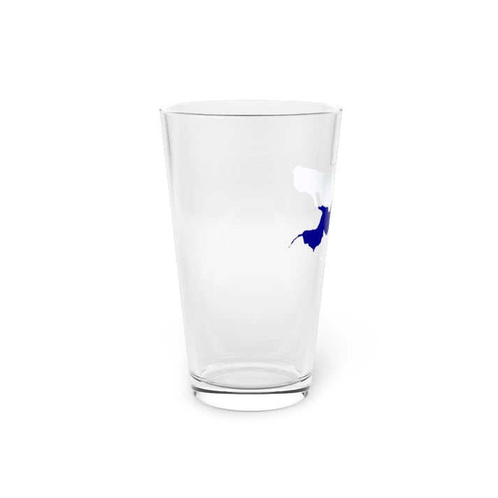 Delaware  Haven  Lake  16oz  Pint  Glass  front  position  view  from  left  16oz.webp