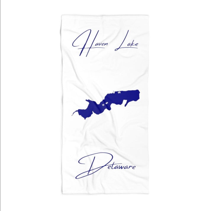 Delaware  Haven  Lake  Beach  Towel  front  position  view  from  front  36  x  72.webp